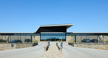 Nexova Cybersecurity Centre of Excellence building seen from the front
